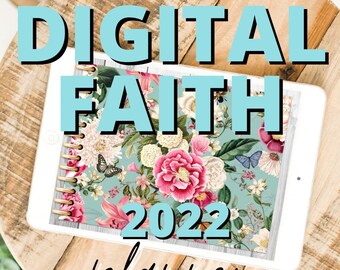 2022 Digital Faith Planner iPad Goodnotes Planning Religion Bible Journal