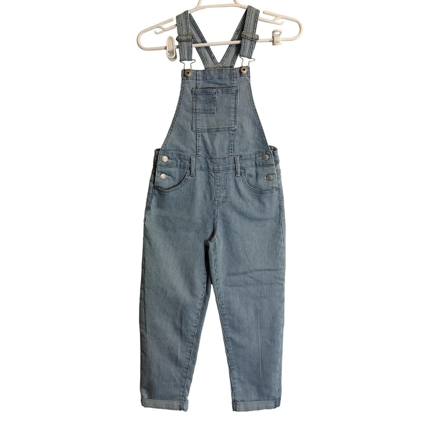 blue and white striped overall dress Light Blue & White Adult Game Bibs