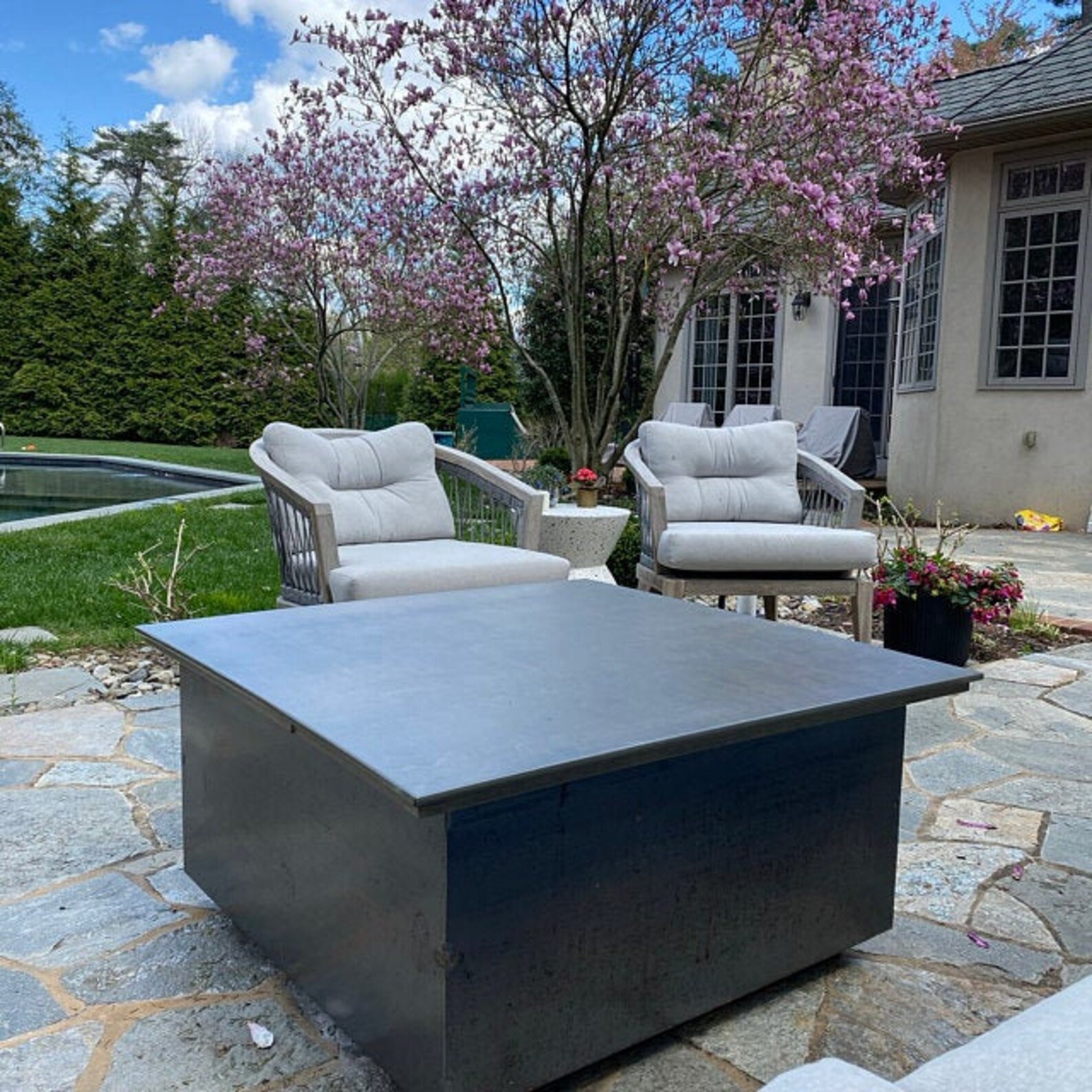 Fire Pit Table Topper Fire Pit Cover Fire Pit Table Top Etsy