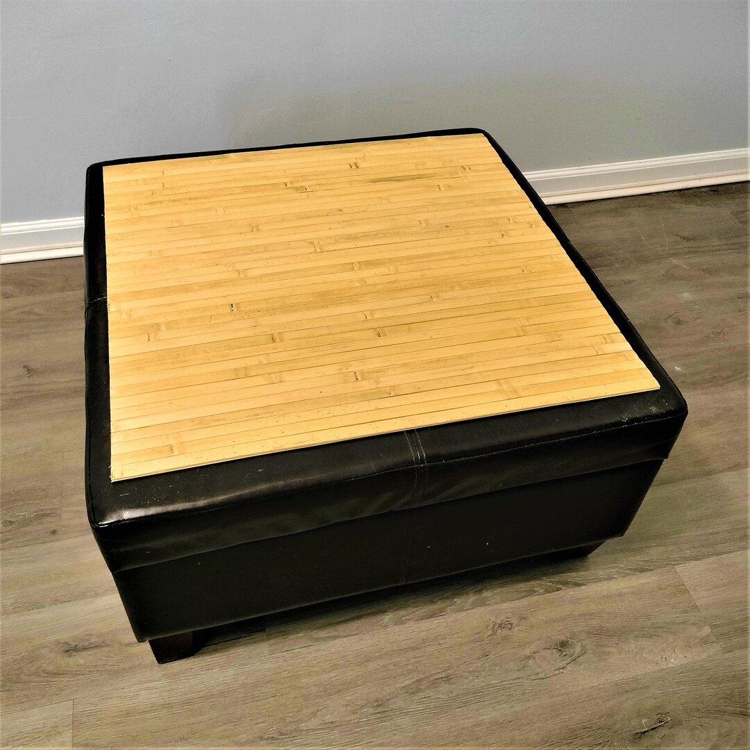 Ottoman Topper Ottoman Coffee Table Sled Tray Over Overlay Etsy