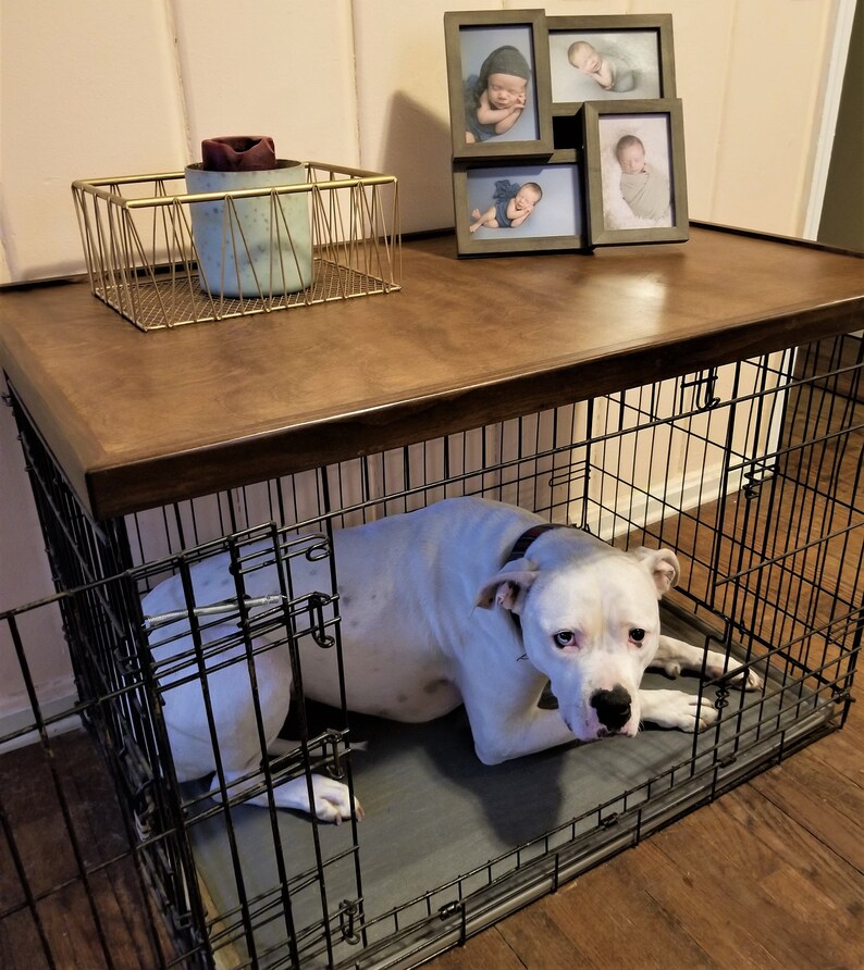 Dog Crate Topper Dog Cat Kennel Wire Crate Cover Furniture Etsy