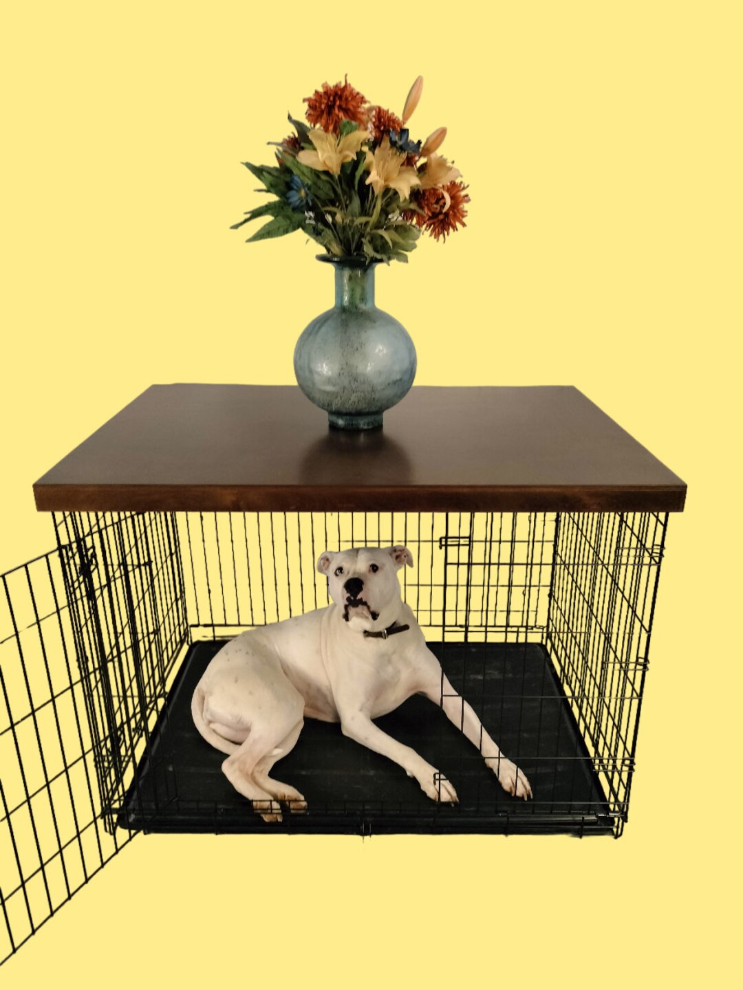 PET SAFE FINISH Dog Crate Topper Dog Pet Tops Crate Kennel Cage Bed