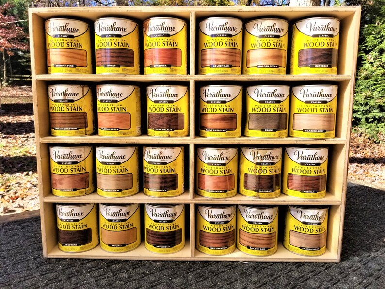 Paint and Stain Can Organizer Wall Mount Storage Holder Rack Etsy