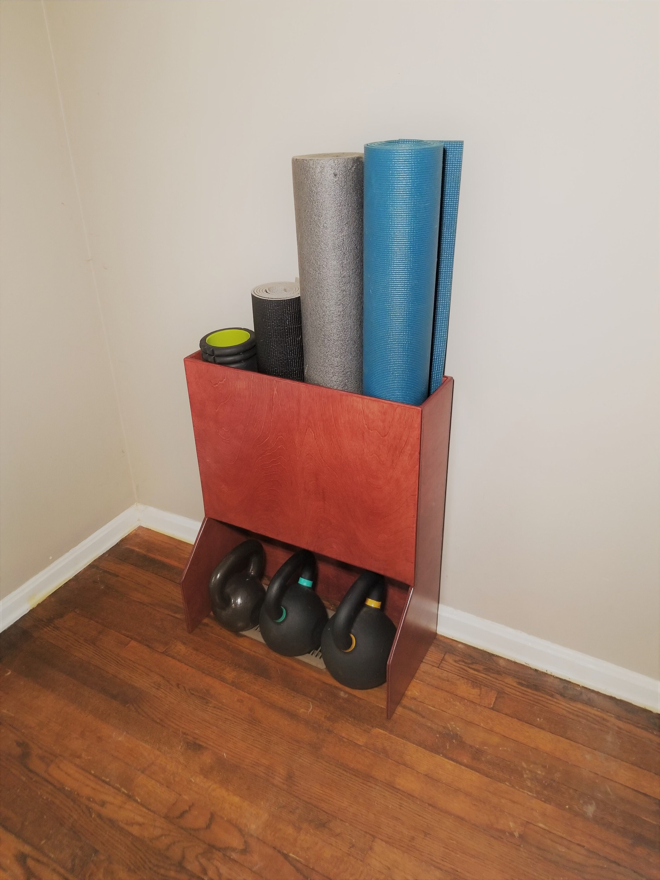 Yoga Mat Stand Yoga Mat Bolster Pillow Foam Roller Holder Etsy