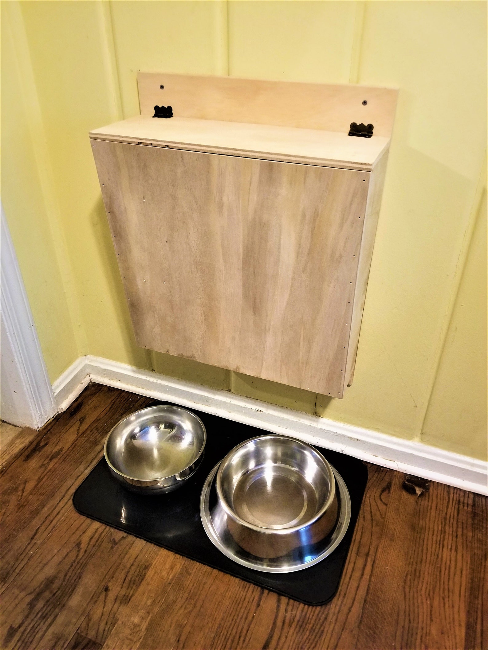 Dog Food Bin Wooden dog food storage container dog food Etsy