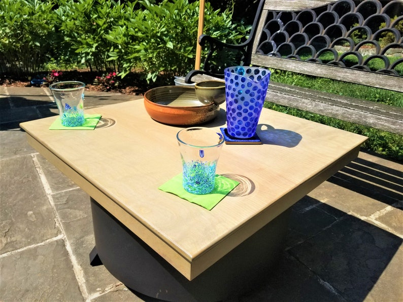 Fire Pit Table Topper Fire Pit Cover Fire Pit Table Top Etsy