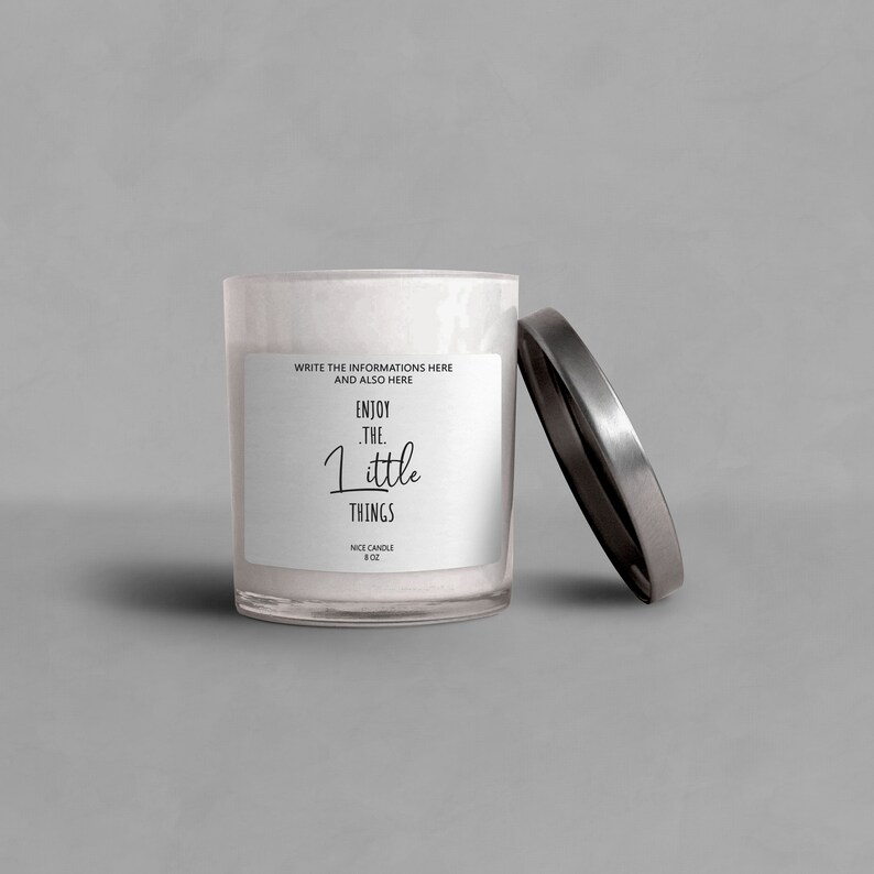 Download Jar Candle Mockup Candle Label JPEG Jar Label Mockup Image | Etsy