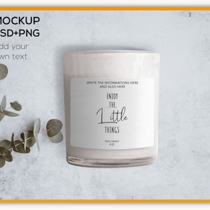 Jar Candle Mockup, Candle Label, JPEG, Jar Label Mockup, Image stock numérique, Candle Mockup, Mockup, Candle, Candle Template, Digital File