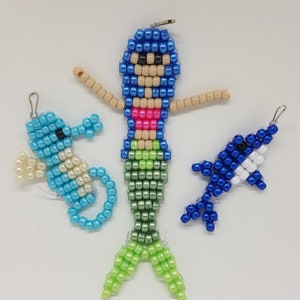 Craft Kits, Mermaid Bead Craft, DIY Kit, DIY Crafts, Gifts for Kids, Craft Kits for Kids, Pony Bead Sets, Kids Toys