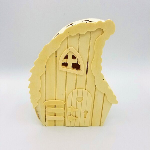 Unfinished Fairy House, Wooden Bird House, Garden Decor, DIY Fairy House, Gardening for Kids, Fairy Garden Minis, Crafts for Kids
