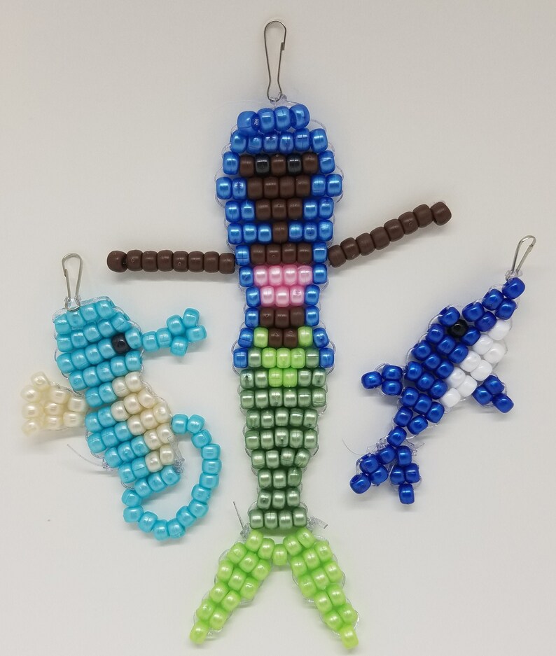 Craft Kit for Kids Mermaid Bead Pets Pony Beads Mermaid Etsy