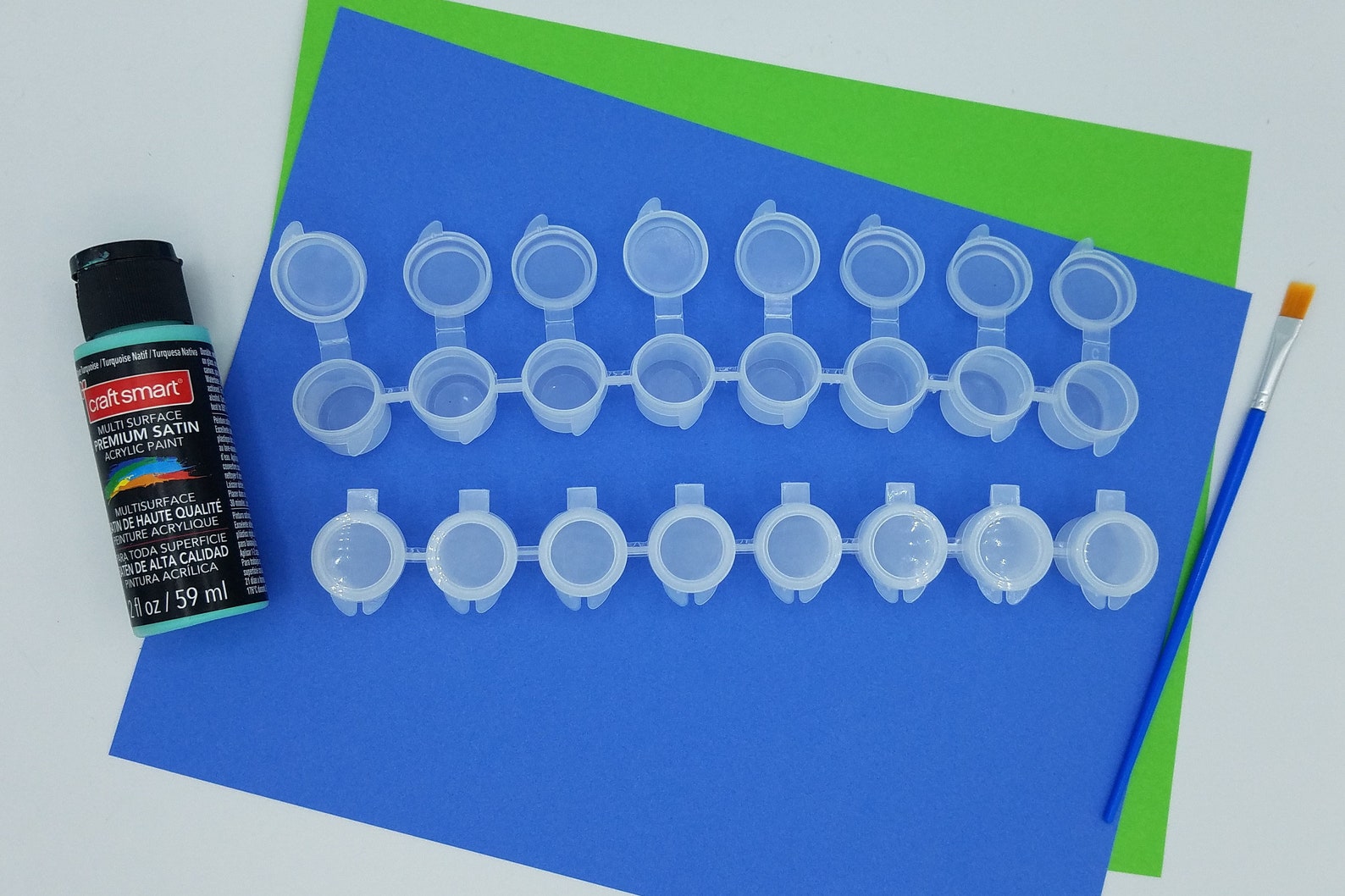 Paint Pot Strips 5ML 8 Pot Strips Empty Paint Pots Bulk Etsy