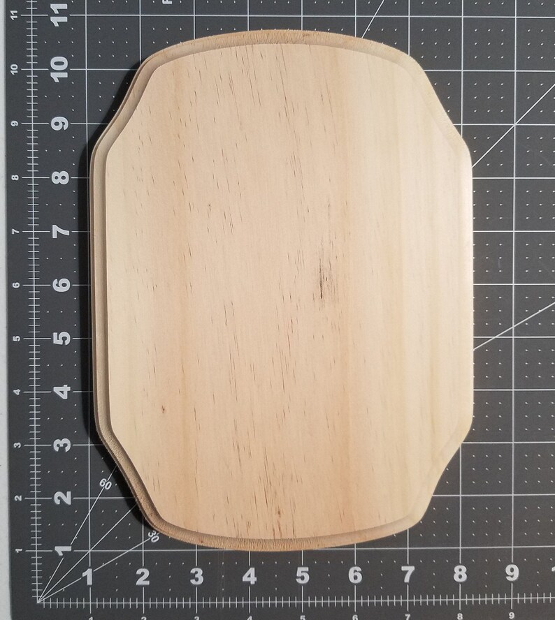 Blank Wood Plaque 7x9 Blank Wood Sign Unfinished Wood Plain Etsy