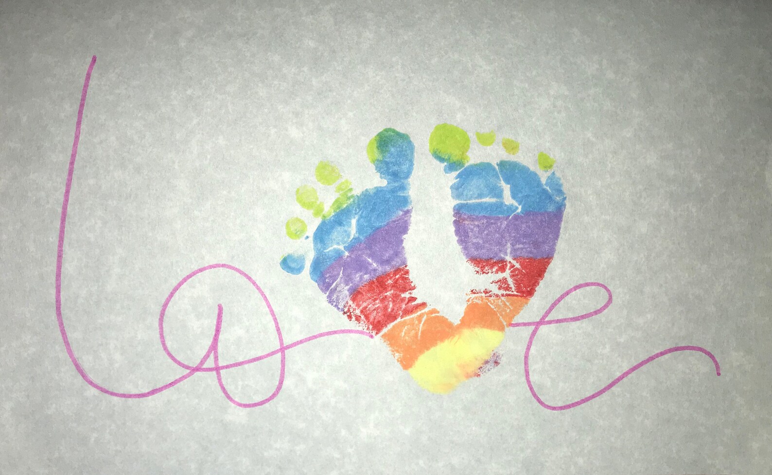 Rainbow Ink Pad Rainbow Stamp Pad 3x2 Ink Pad Rainbow Baby Etsy