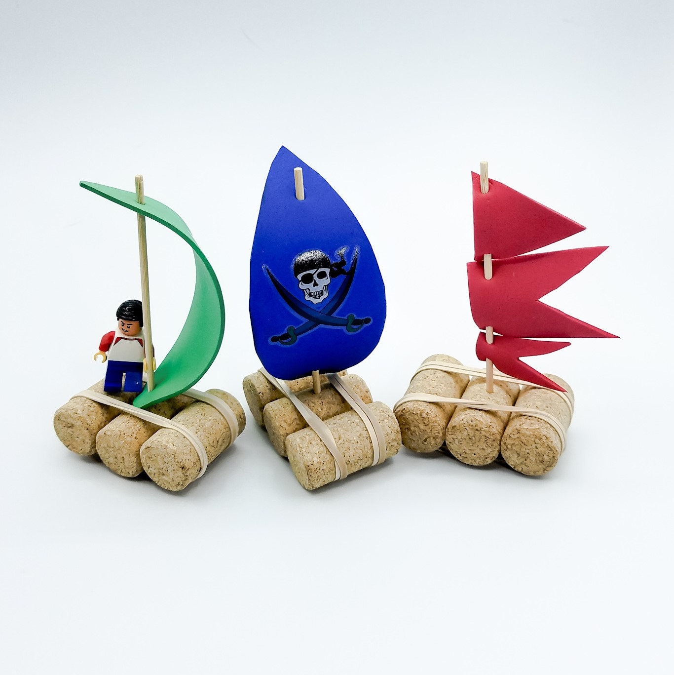 22 Creative Cork Crafts for Kids: Perfect For All Ages 3 Craft Kits, DIY Cork Boat Set, Gifts for Kids, DIY Kit, DIY Crafts,…
