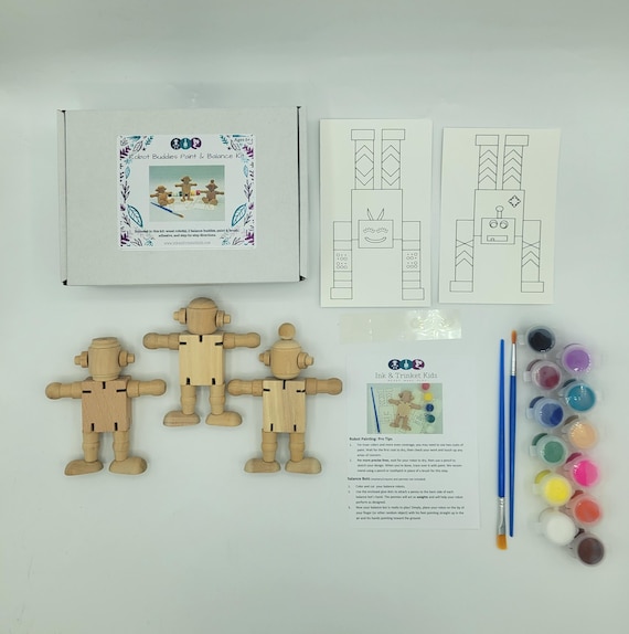 4 kit per uccelli fai da te in legno per costruire e dipingere