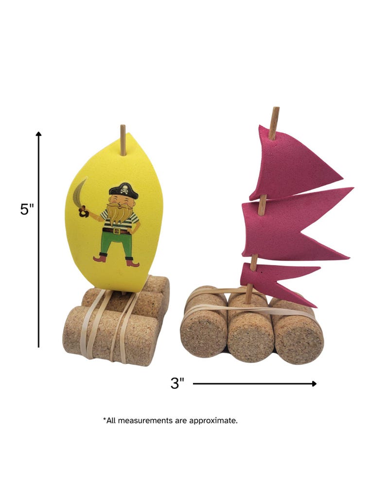 Craft Kits for Kids, Cork Boat Kids Toys, DIY Gifts image 5