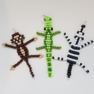 Bead Pattern - Pony Bead  PATTERN ONLY - Zoo Animal Bead Craft - Alligator Craft - Monkey Craft - Zebra Craft - Digital Pattern Only