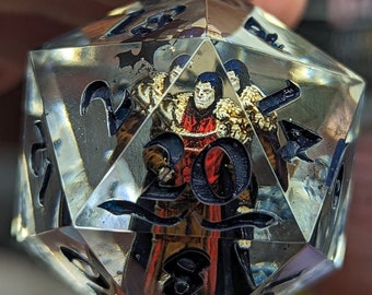 Strahd von Zarovich Handmade d20 (Curse of Strahd Character Die)