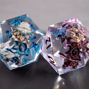 Custom Character Mini D20 Handmade Commission