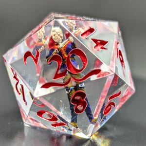 Astarion d20 (Handgefertigter Baldur's Gate Charakter Würfel)