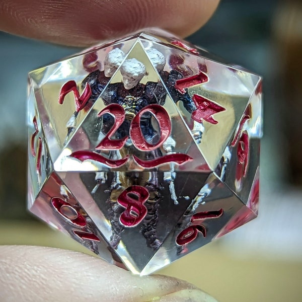 Astarion d20 (Baldur's Gate Character Die)