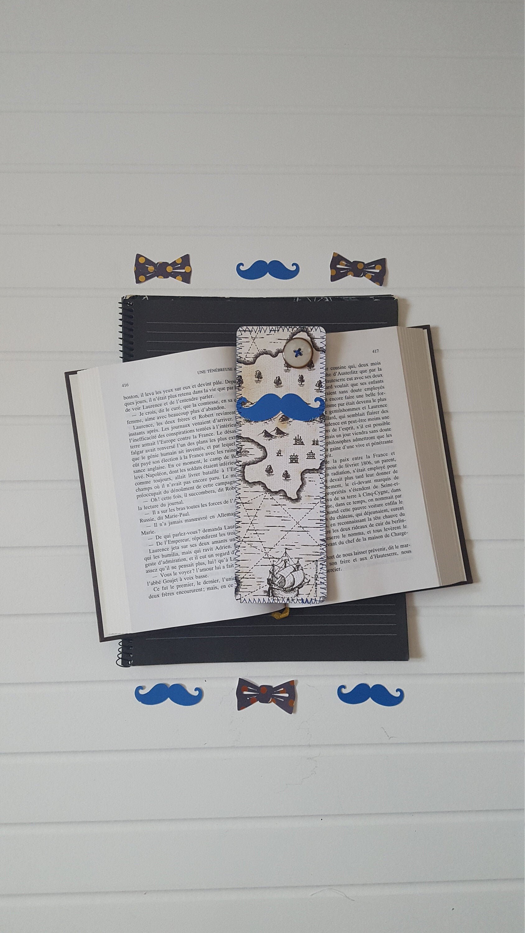 Man bookmark/male bookmark/gentleman stationery/original man Etsy