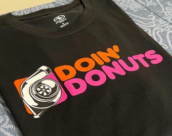 DOIN’ DONUTS turbo car shirt
