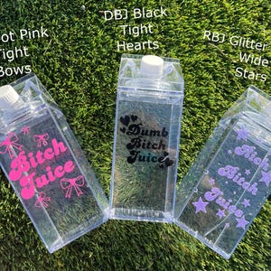 Adult Juice Bottle Milk Carton Sayings 750ml