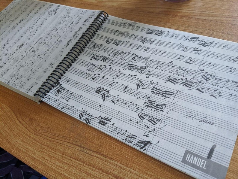 Music Notation Book Landscape Orientation Etsy