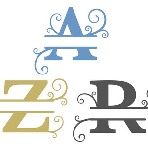 Classy Alphabet Monogram SVG