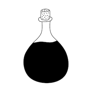Mystical Wicca Flask SVG