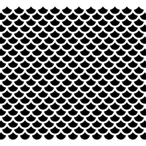 Mermaid Scale Pattern SVG