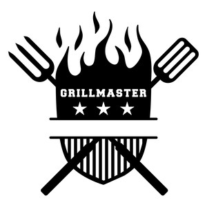Grillmaster Monogram SVG