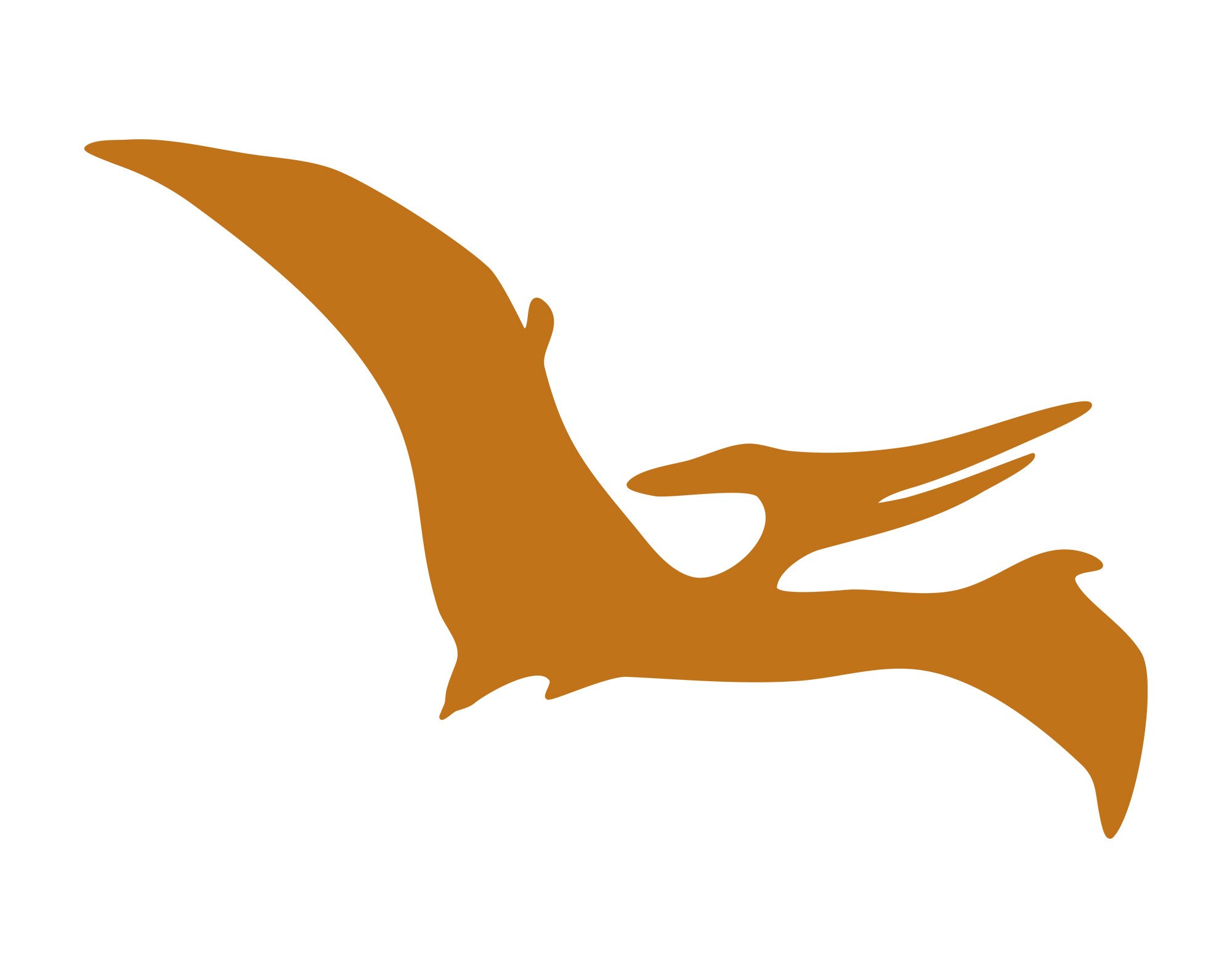 Pterodactyl Dinosaur Bird Shape Svg Png Icon Free Download (#74409) 