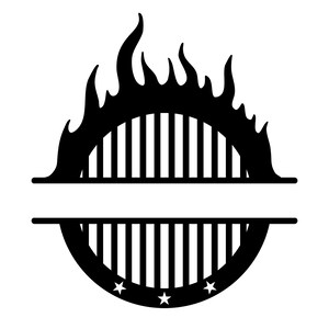 Grillmaster Monogram SVG