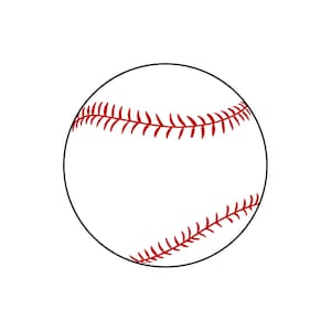 Baseballball SVG