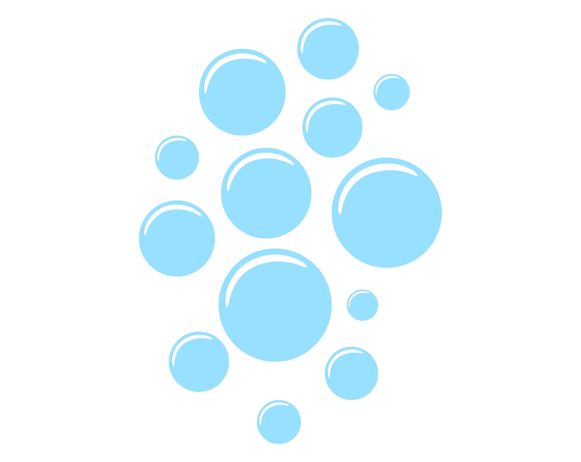 Ocean Bubbles Clipart Images