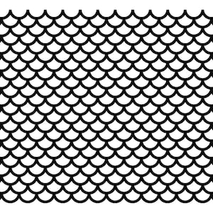 Mermaid Scale Pattern SVG