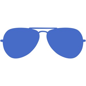 Aviator Sonnenbrille SVG