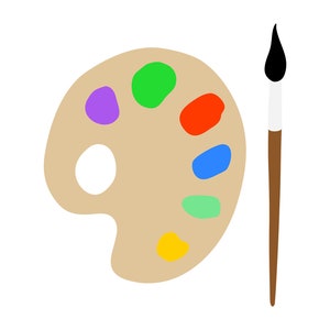 Paint Palette SVG