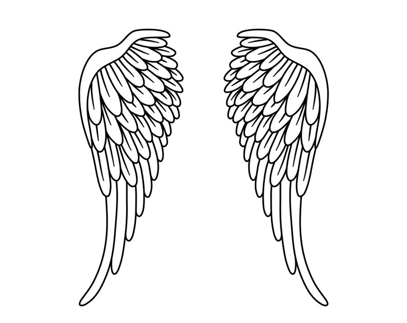 Angel Wings SVG image 1