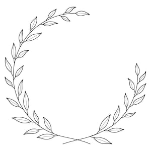 Guirlanda Floral 6 SVG