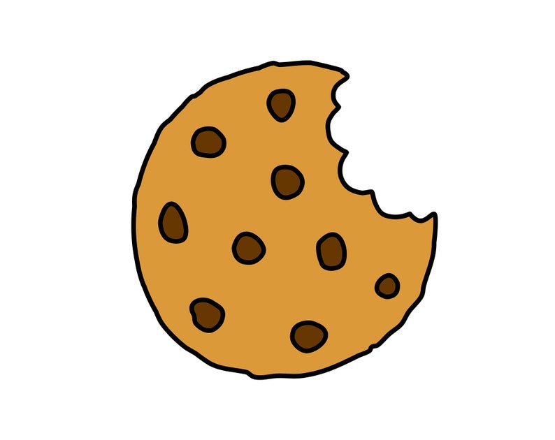 Schoko Chip Keks SVG Bild 1