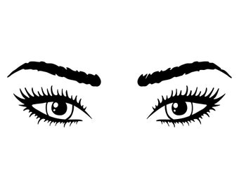 Female Eyes SVG