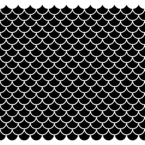 Mermaid Scale Pattern SVG