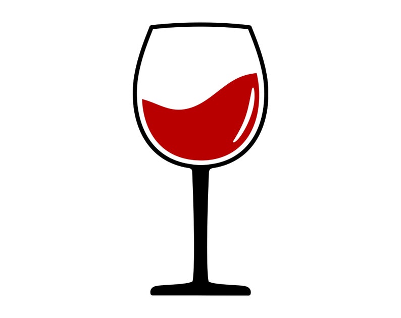 Wine Glass SVG image 1