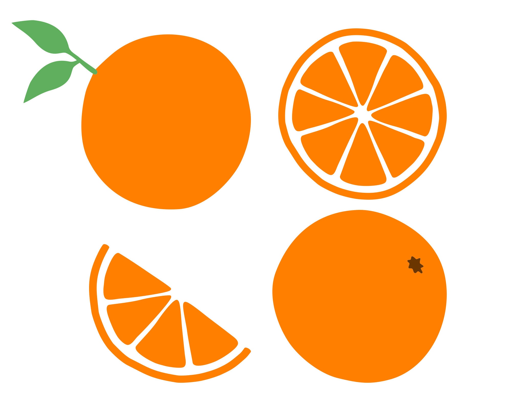 Orange Bundle SVG - Etsy