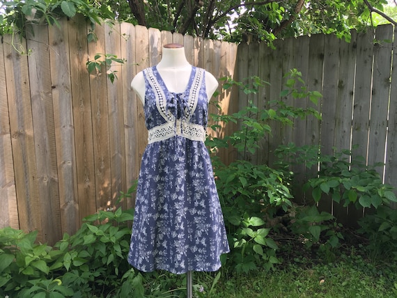 Gunne Sax style dress, 70s Revival Dress, Sun Dres