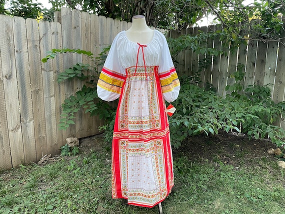 1970s Deadstock Gunne Sax Style Peasant Dress, 70… - image 2